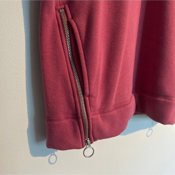 Athleta Mock Neck Pullover Sweatshirt – Pink – Women’s Medium - Picture 3 of 6